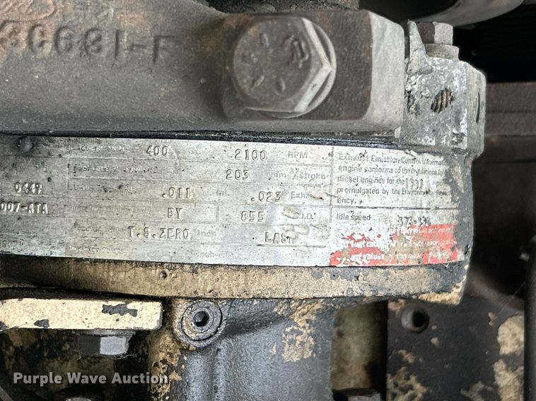 image for item EK3607 1984 Ford LTL9000  vacuum truck