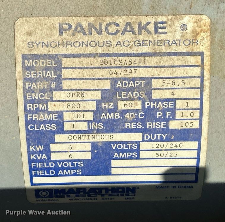 image for item EK3625 Allmand Night-Lite Pro NL 6 light plant