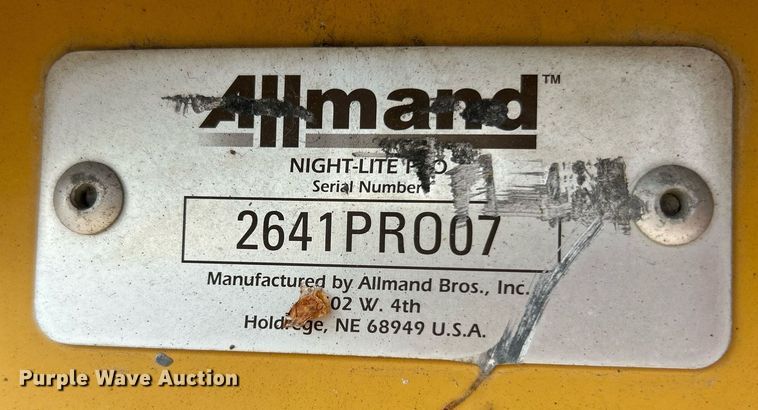 image for item EK3625 Allmand Night-Lite Pro NL 6 light plant