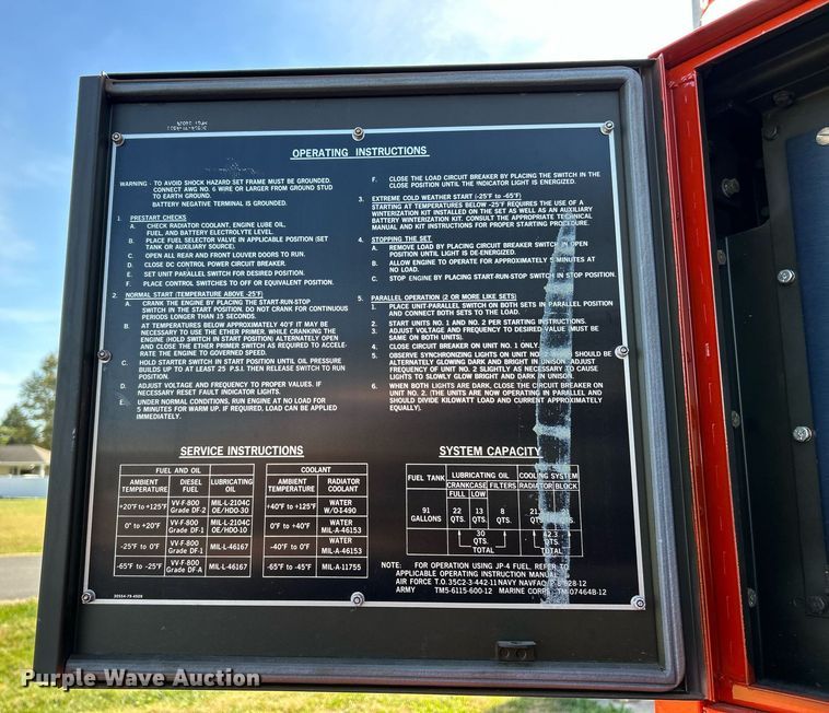 image for item EK3640 Libby MEP007B generator