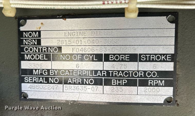 image for item EK3642 Libby MEP007B generator