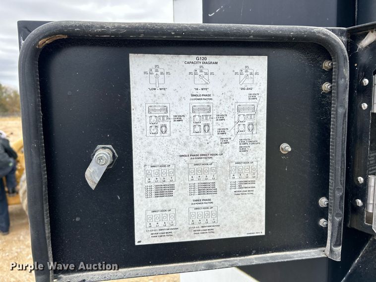 image for item EK3659 2005 Ingersoll Rand G120 generator