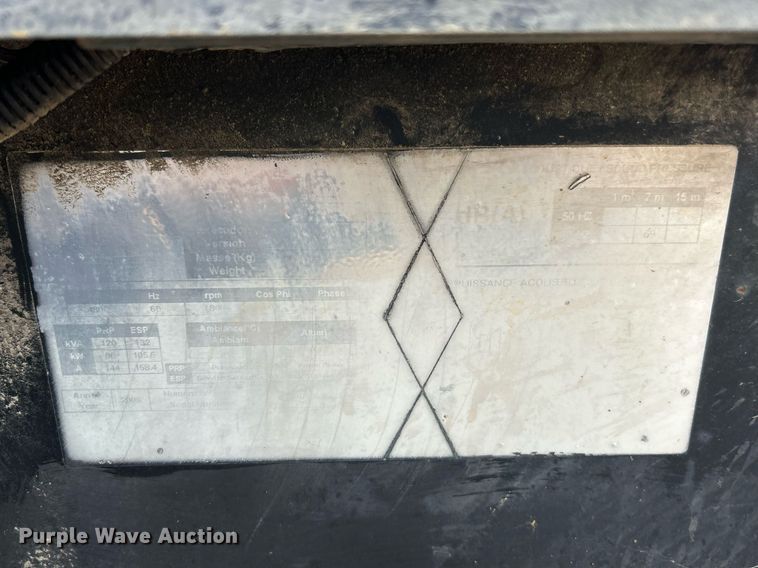 image for item EK3659 2005 Ingersoll Rand G120 generator