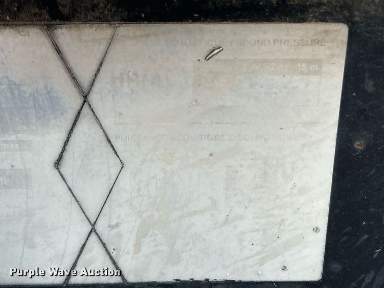 image for item EK3659 2005 Ingersoll Rand G120 generator