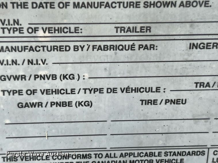image for item EK3659 2005 Ingersoll Rand G120 generator