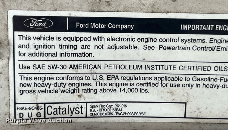 image for item EK3686 1999 Ford F450 Super Duty XL dump truck