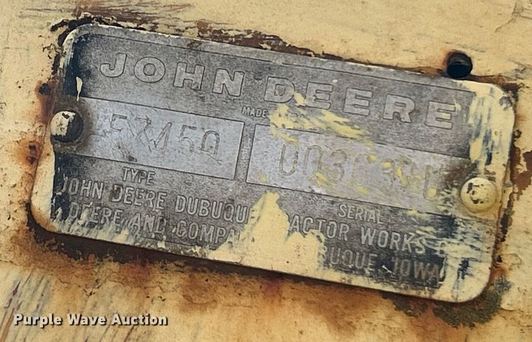 image for item EK3690 John Deere track loader