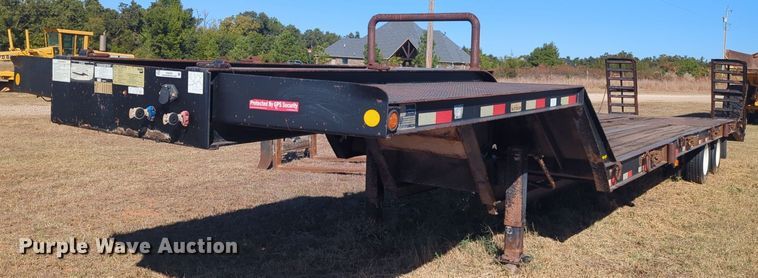 image for item EQ2339 2014 HaulAss LB35-T drop deck equipment trailer