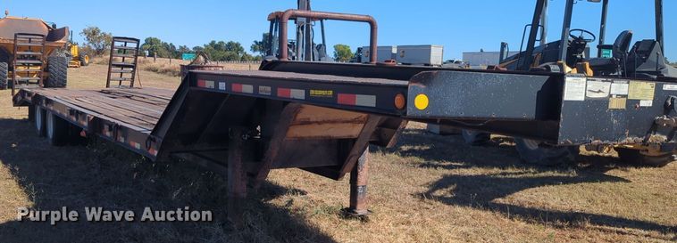 image for item EQ2339 2014 HaulAss LB35-T drop deck equipment trailer