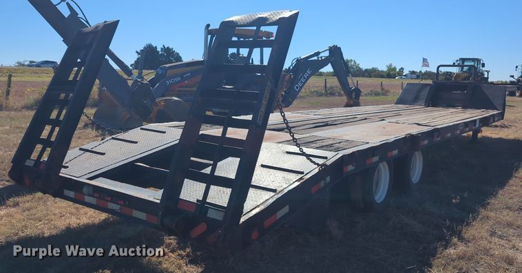 image for item EQ2339 2014 HaulAss LB35-T drop deck equipment trailer