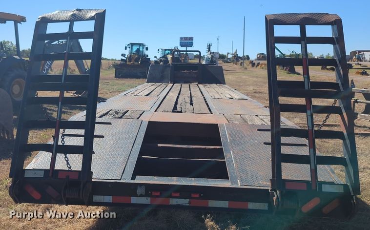 image for item EQ2339 2014 HaulAss LB35-T drop deck equipment trailer