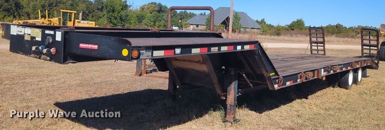 image for item EQ2339 2014 HaulAss LB35-T drop deck equipment trailer