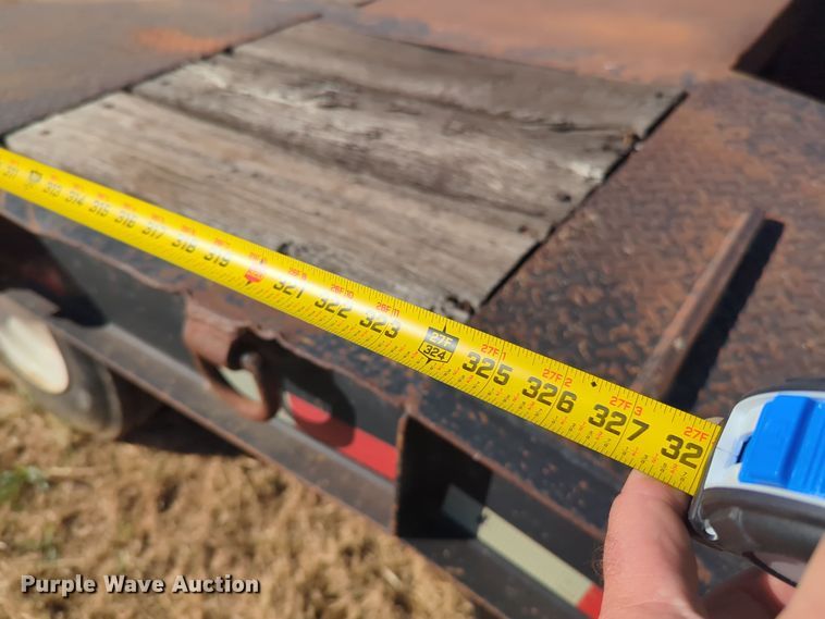 image for item EQ2339 2014 HaulAss LB35-T drop deck equipment trailer