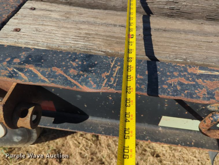 image for item EQ2339 2014 HaulAss LB35-T drop deck equipment trailer