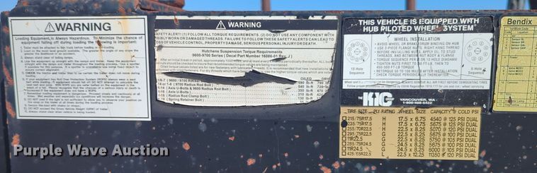 image for item EQ2339 2014 HaulAss LB35-T drop deck equipment trailer