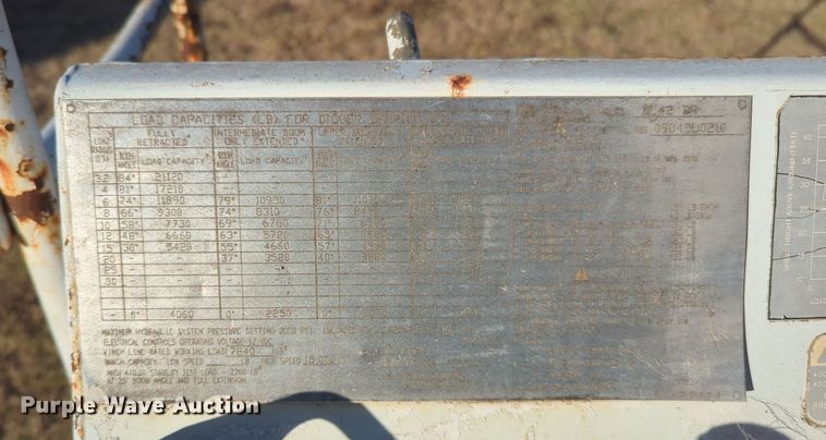 image for item EQ2397 Altec DL42 BR digger derrick bed