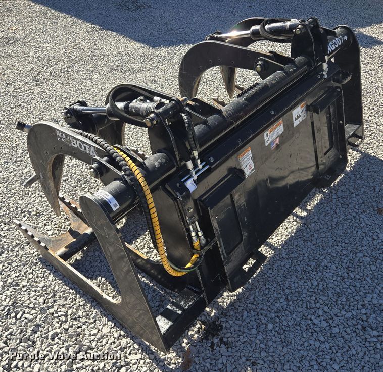 image for item EQ3582 Kubota  RG3074 skid steer grapple bucket