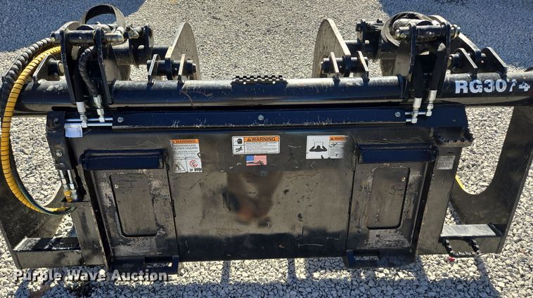 image for item EQ3582 Kubota  RG3074 skid steer grapple bucket