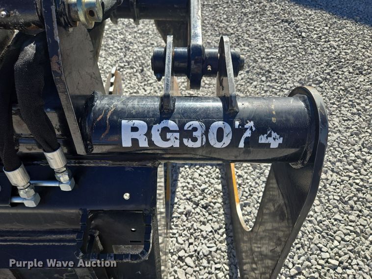 image for item EQ3582 Kubota  RG3074 skid steer grapple bucket