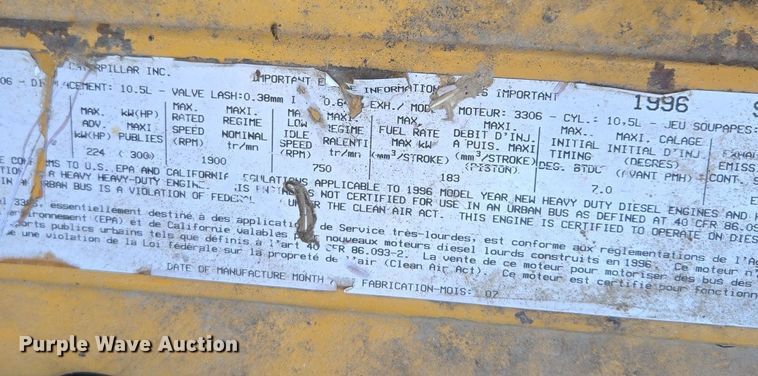 image for item EQ3584 1997 Ford  Max L-9000 grapple truck