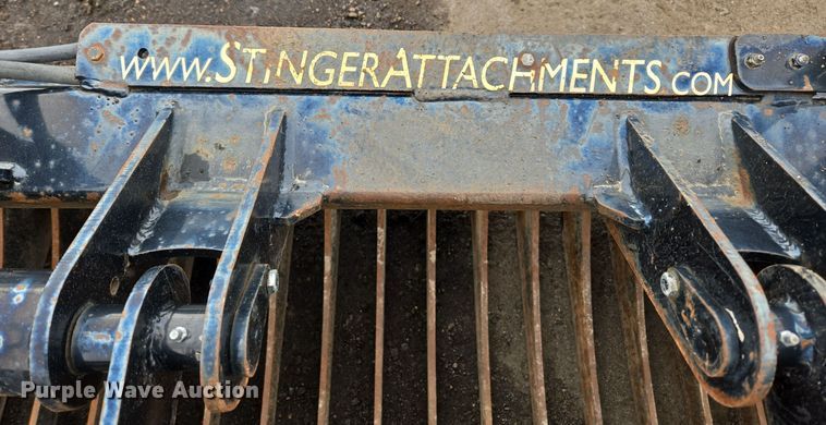 image for item ER5002 Stinger RG66 skid steer grapple bucket