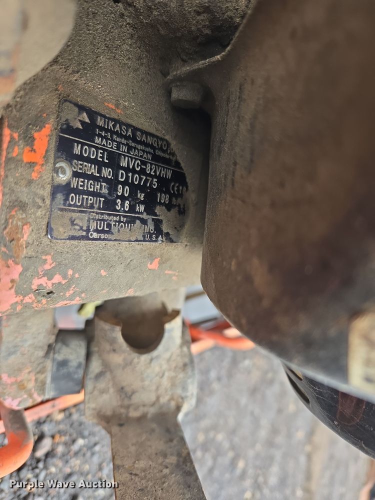 image for item ER5005 Mikasa MVC-82VHW plate compactor