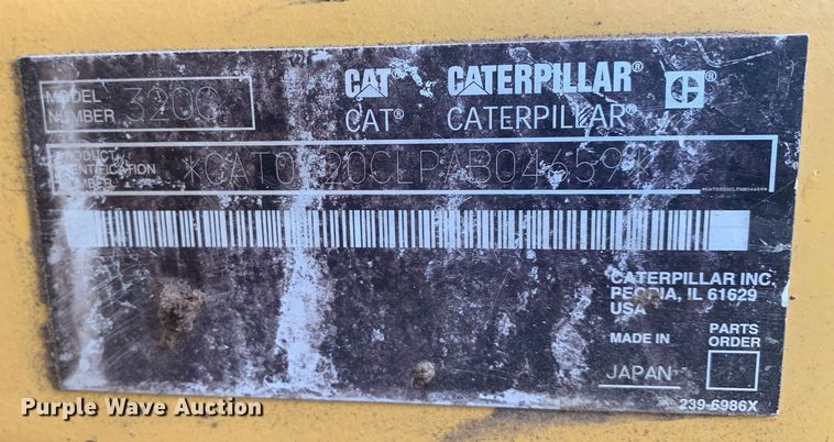 image for item JT9672 2005 Caterpillar  320C L excavator