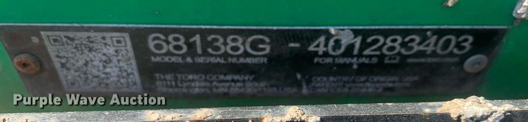 image for item JT9703 Toro MBTX-2500 concrete buggy 