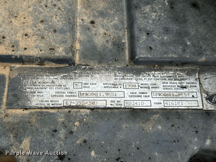 image for item MS9882 1998 Mack  CH613 MaxiCruise dump truck