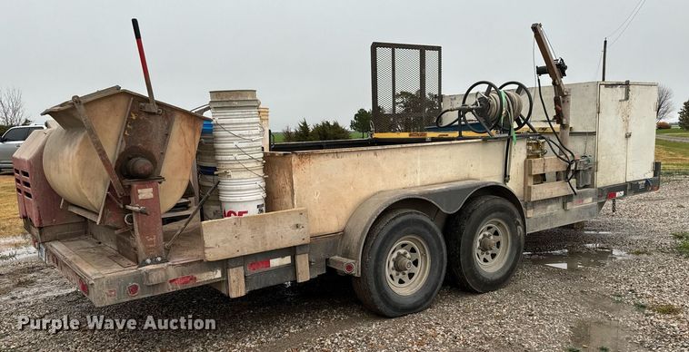 image for item MS9940 2003 PJ CF202 curb equipment trailer