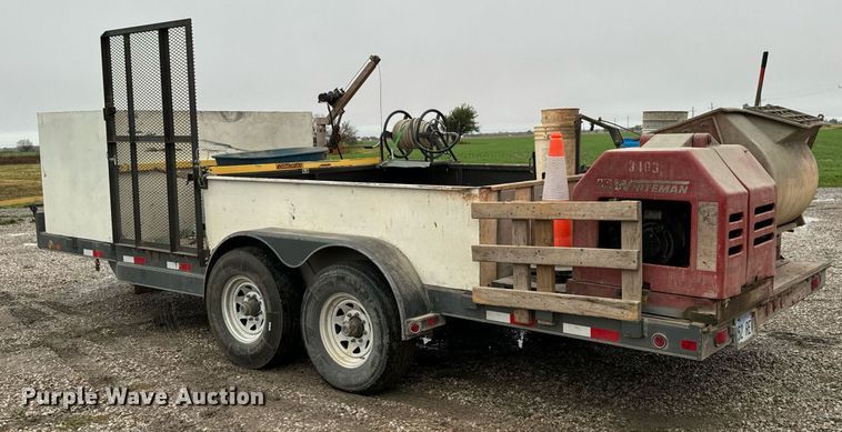 image for item MS9940 2003 PJ CF202 curb equipment trailer