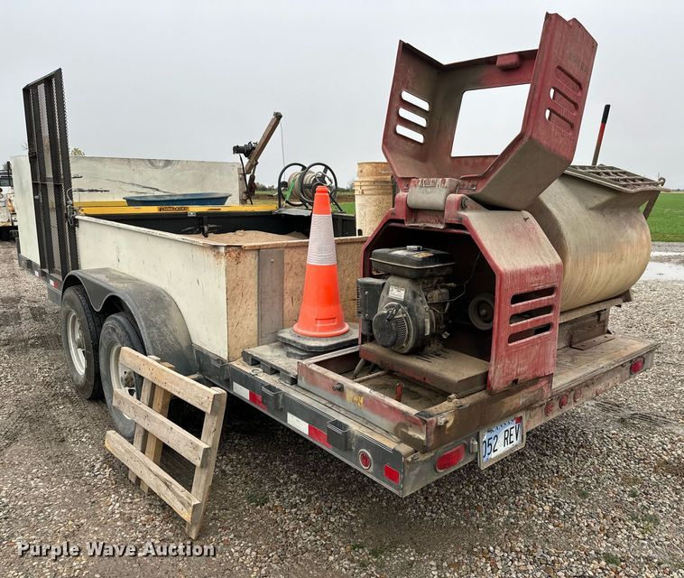 image for item MS9940 2003 PJ CF202 curb equipment trailer