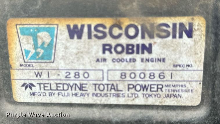 image for item MS9940 2003 PJ CF202 curb equipment trailer