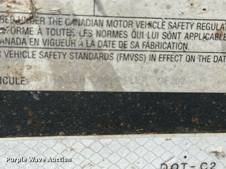 image for item MS9940 2003 PJ CF202 curb equipment trailer