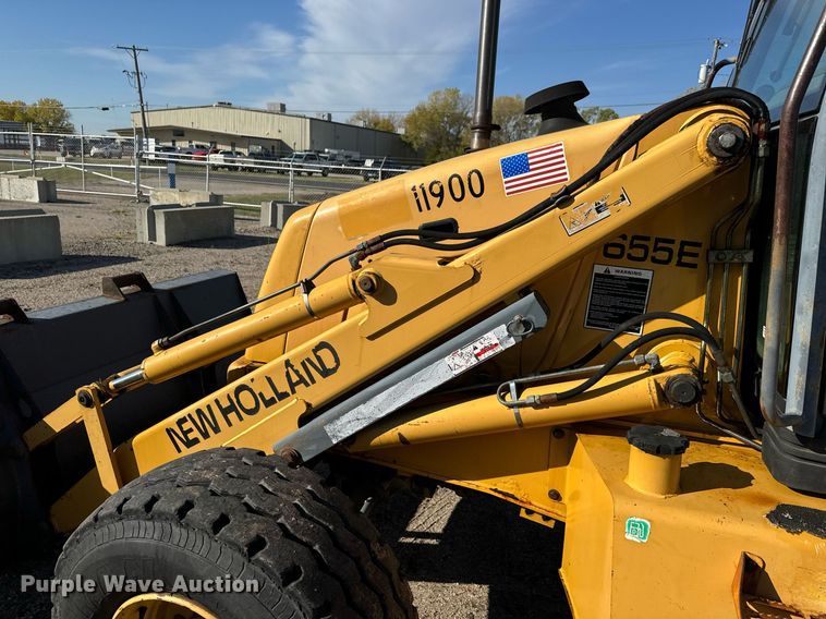 image for item MS9945 1999 New Holland 655E backhoe