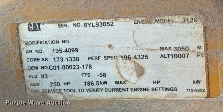 image for item MS9950 2001 Sterling LT7500 dump truck