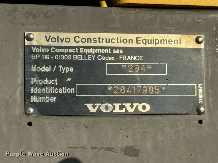 image for item MS9954 2006 Volvo 284 EC45 Pro mini excavator