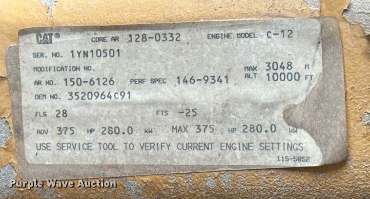 image for item MS9957 1998 International  2574 tank truck