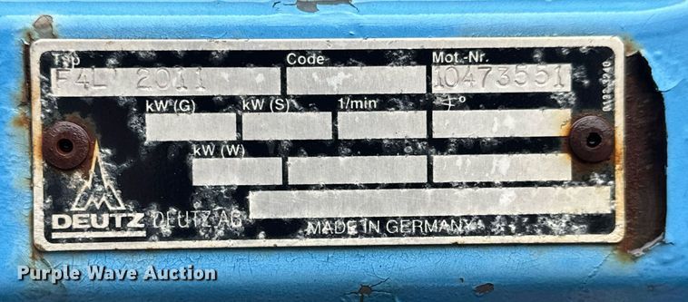 image for item MS9960 Utile Engineering Co LTD SPB60 pump trailer