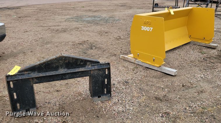 image for item OH9340 2023 MFS 3007 skid steer snow pusher
