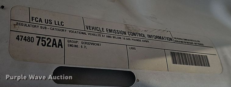 image for item OJ9027 2016 Dodge Ram 5500 truck cab and chassis