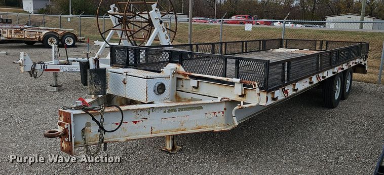 image for item OJ9041 1998 Bales Fabrication equipment trailer