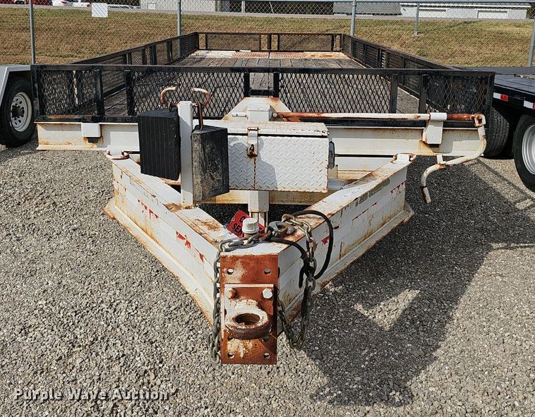 image for item OJ9041 1998 Bales Fabrication equipment trailer