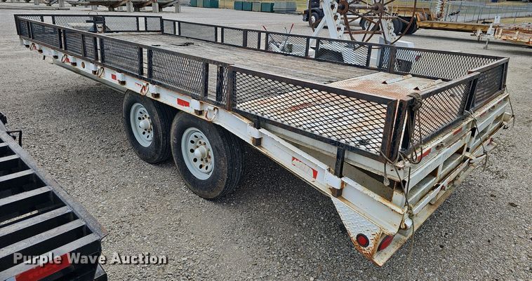 image for item OJ9041 1998 Bales Fabrication equipment trailer