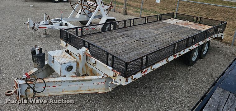 image for item OJ9041 1998 Bales Fabrication equipment trailer