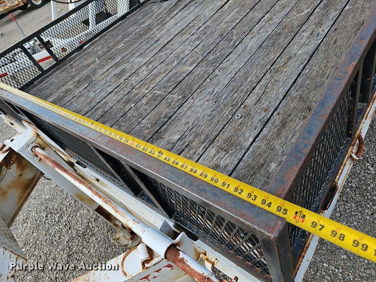 image for item OJ9041 1998 Bales Fabrication equipment trailer