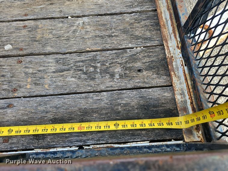 image for item OJ9041 1998 Bales Fabrication equipment trailer