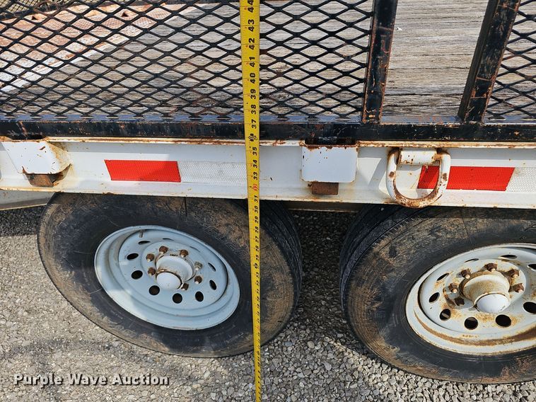 image for item OJ9041 1998 Bales Fabrication equipment trailer