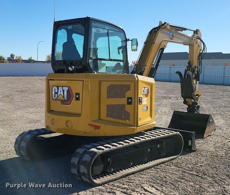 image for item YA0015 2023 Caterpillar 305CR mini excavator