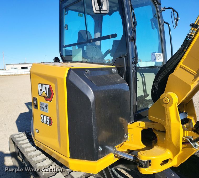 image for item YA0015 2023 Caterpillar 305CR mini excavator